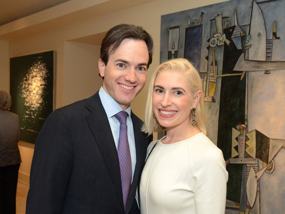 Danny and Isabel David at the MFAH Contemporary party January 2014