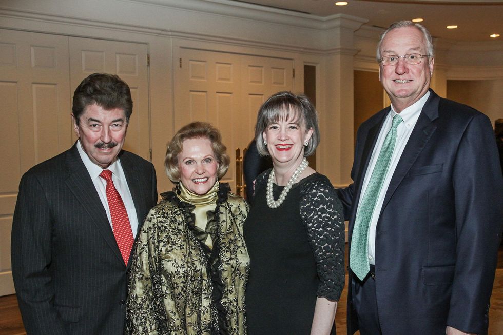 Danny Ward, from left, Nancy Ames and Dorothy and Mickey Ables at the Cornerstone Dinner February 2015