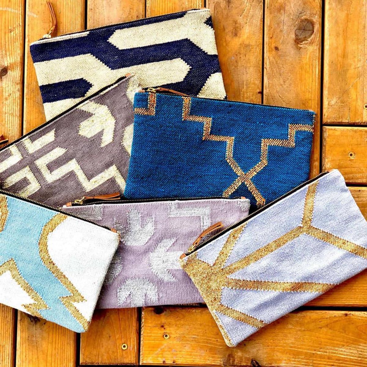 Chic dhurrie clutches are a summer musthave. CultureMap Houston