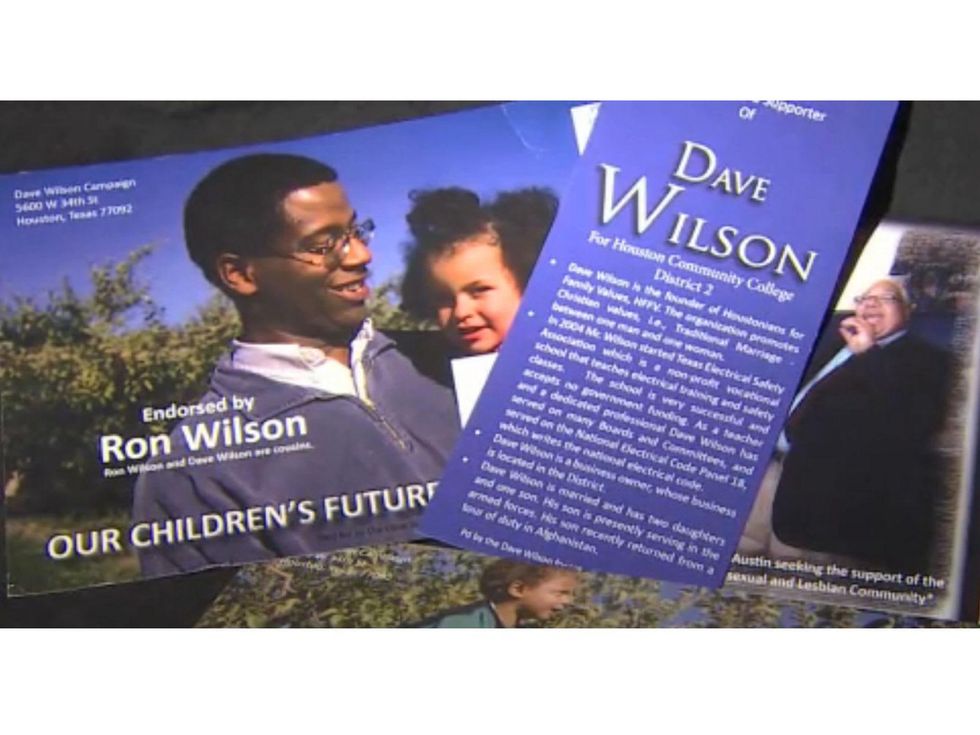 Dave Wilson campaign brochure November 2013