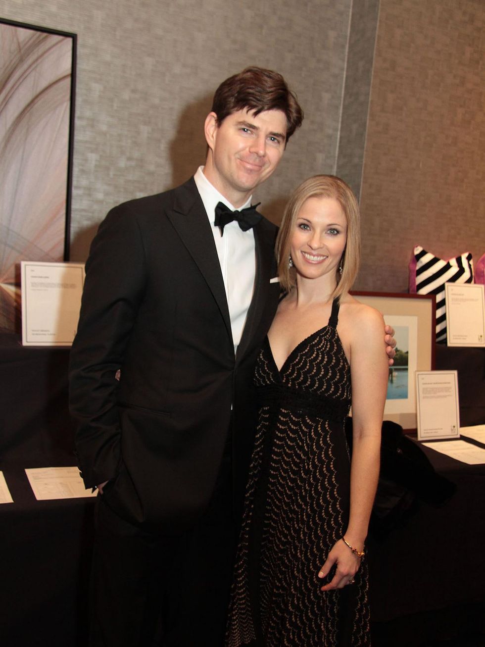David and Allison Hamilton at West University Park Lovers Ball February 2014