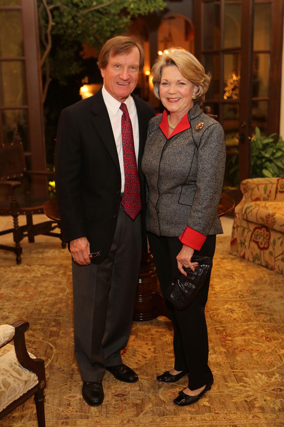 David and Pam Ott at St. Luke's holiday party December 2014