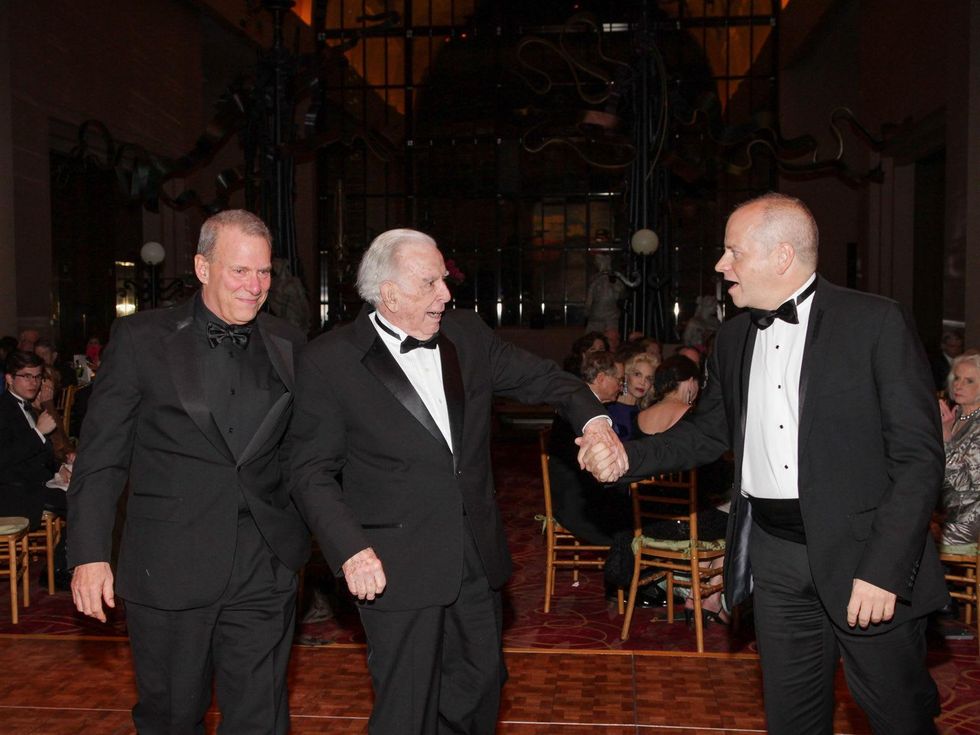David Ashley White, from left, Carlisle Floyd and Patrick Summers at Moores School Gala March 2014