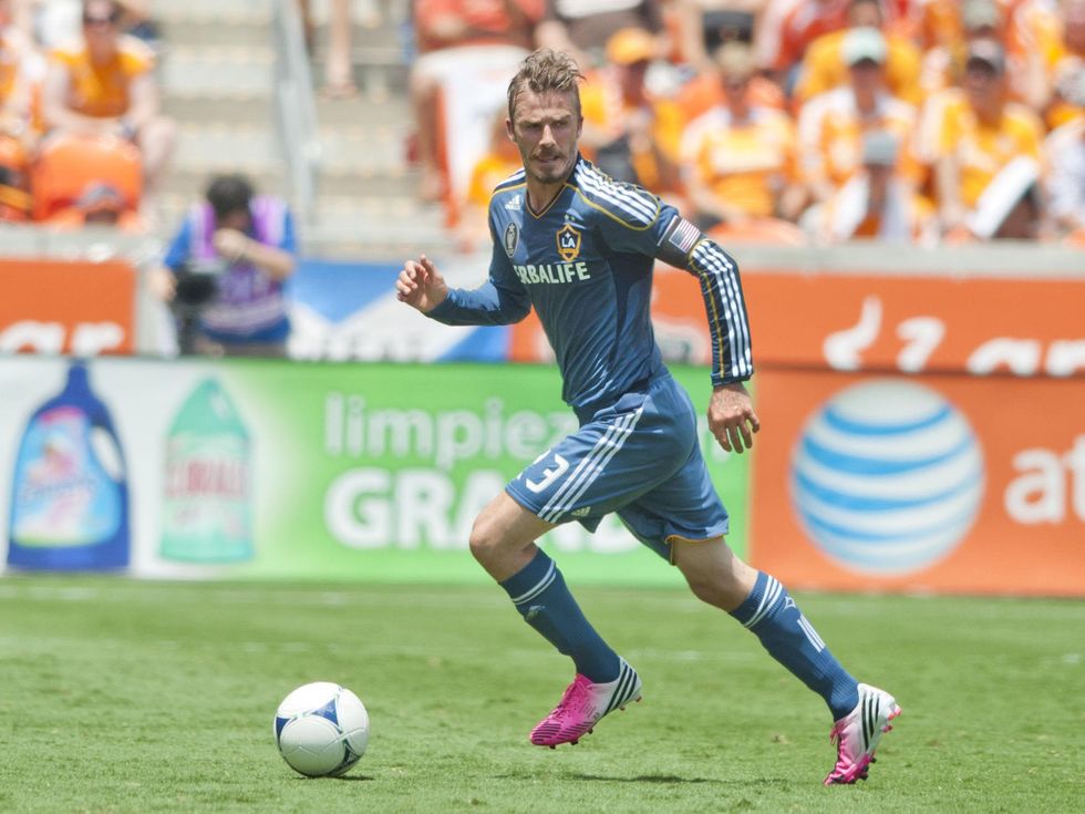 David Beckham wide shot