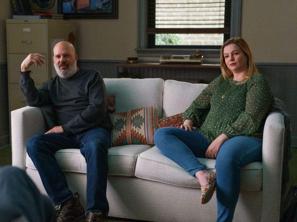 David Cross and Amber Tamblyn in You Hurt My Feelings