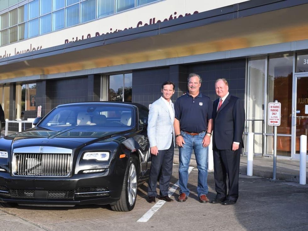 David Hartland, Cal McNair, Gary Petersen at Guy\u2019s Night Out party at IW Marks Jewelers