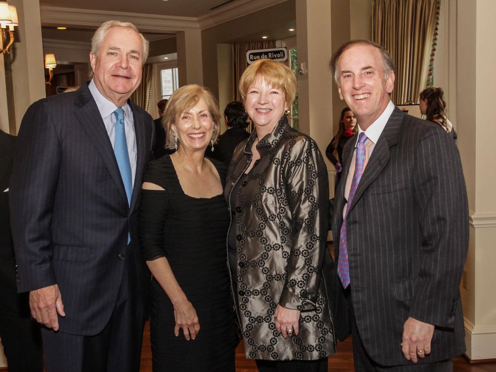 David Heaney, from left, Ann Lents and Leslie and Jack Blanton Jr. at the Young Audiences of Houston Gala April 2014