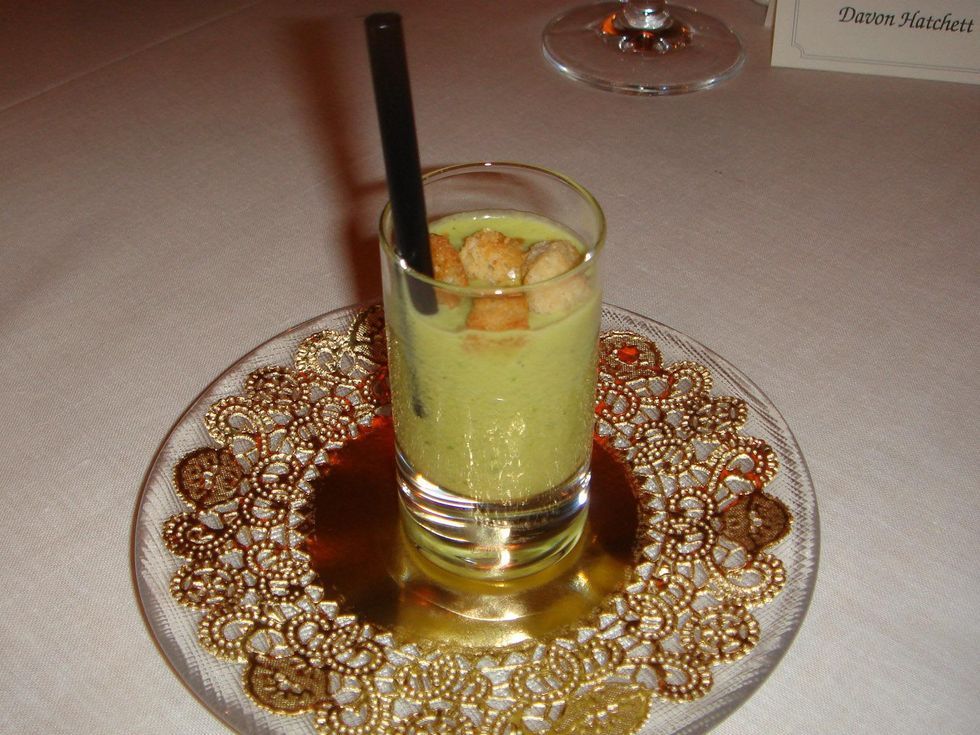 Davon, Granduca dinner, South of France Meets Italy, March 2013, Cucumber Gazpacho