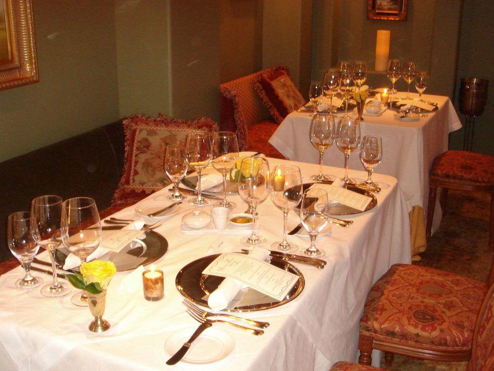 Davon, Granduca dinner, South of France Meets Italy, March 2013, Tablescape, table setting