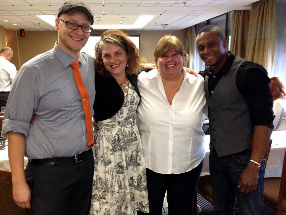 Davon holiday cocktails November 2013 The illustrious Glazer's Distributors Spirits Seminar instructors and team members. From left- Hal Brock; Star Hodgson; *Kat; Carter Prasse-Freeman