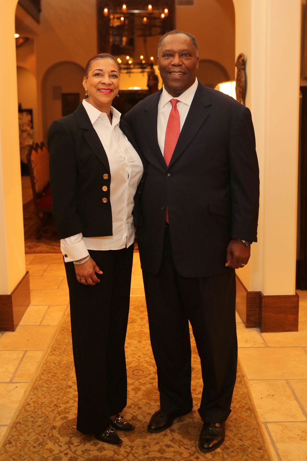 De and Jeff Rose at St. Luke's holiday party December 2014