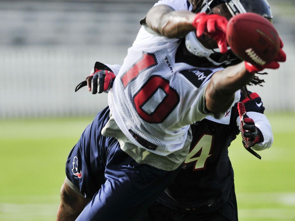 DeAndre Hopkins catch Texans camp