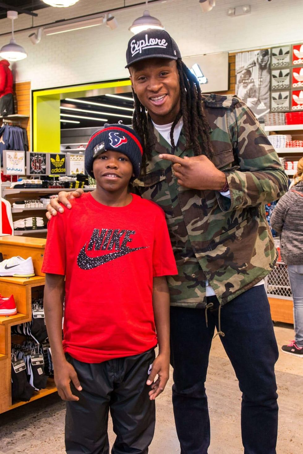 DeAndre Hopkins shopping spree for kids