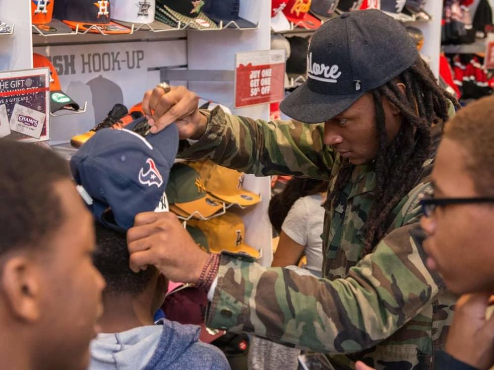 DeAndre Hopkins shopping spree for kids