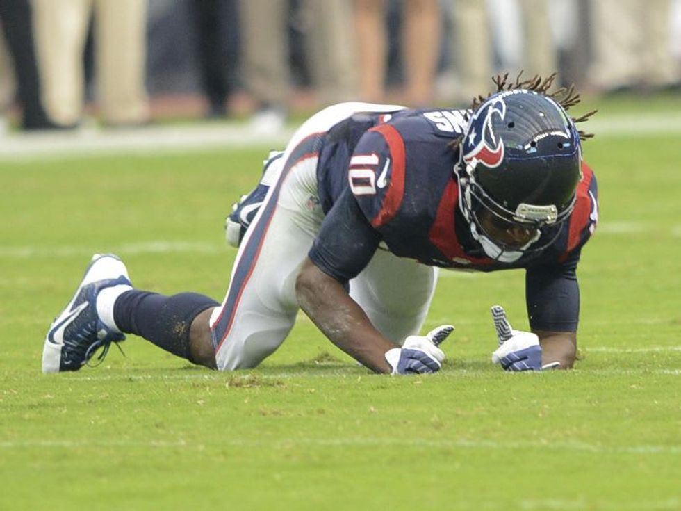 DeAndre Hopkins Texans down