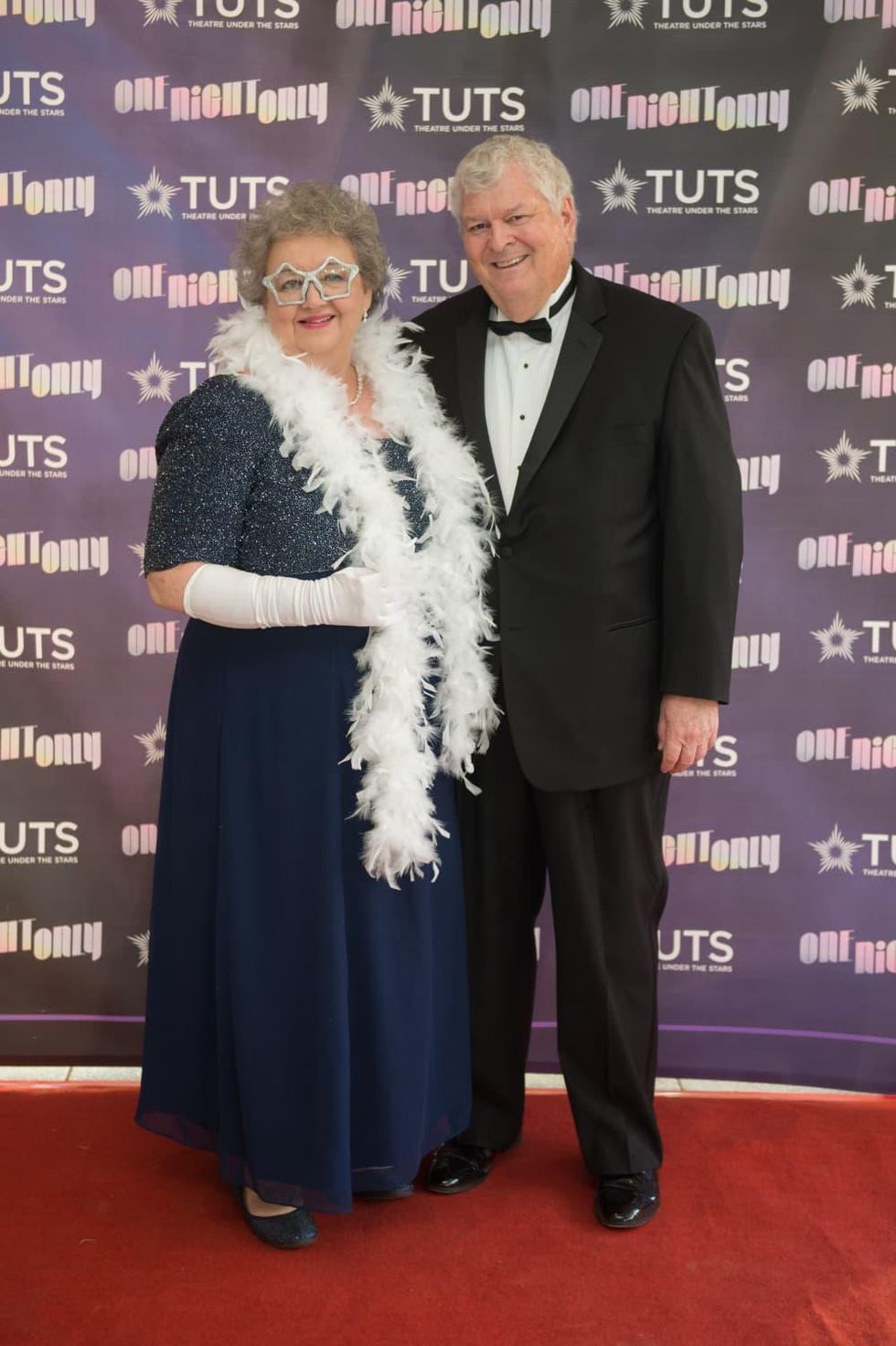 Deborah and Adrian Shelley at 2017 TUTS Dreamgirls Gala