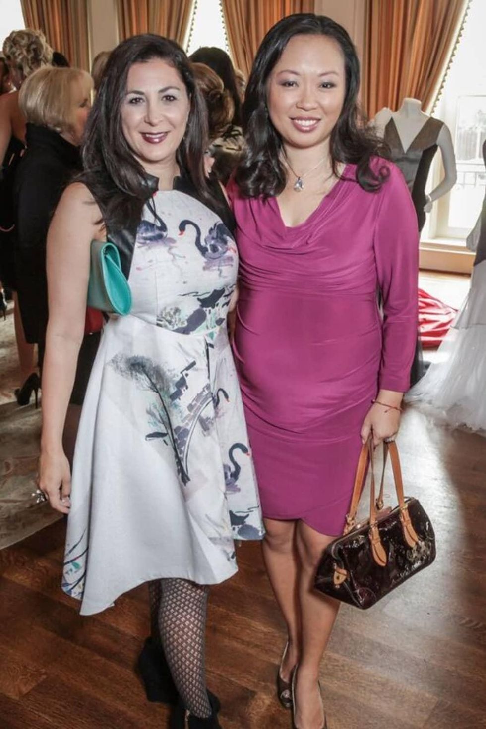 Deborah Elias, Miya Shay at Passion for Fashion luncheon