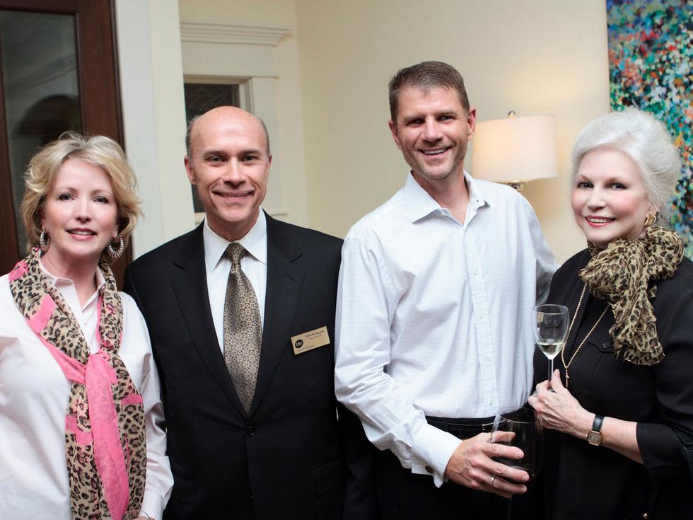 Deborah Haynie, from left, David Douglas, Bill Baldwin and Ginger Maughs at the Opera in the Heights reception April 2014
