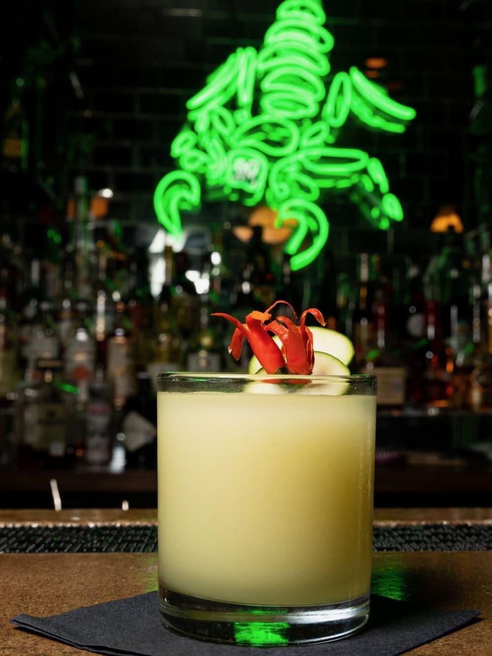 Decatur Bar & Pop-up factory Frozen Forecast cocktail