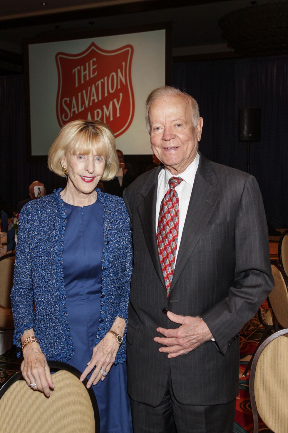 Dee and Pat Osborne at the Salvation Army annual luncheon November 2014