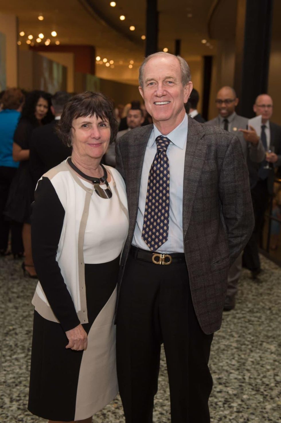 Degas Opening Dinner: Leslie and Brad Bucher