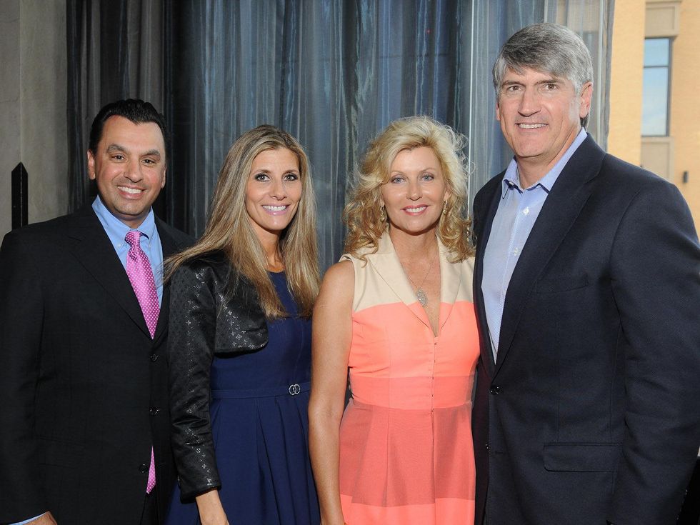 Del Frisco's Grille Houston hosts March Of Dimes Kick-Off Party Dr. Devinder Bhatia, Gina Bhatia, Susan Plank and Michael Plank