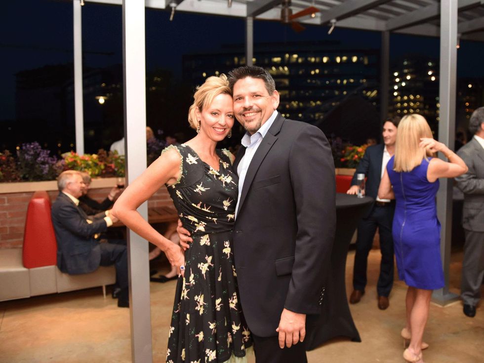 Del Frisco's Opening Woodlands Kim & Wit LeBlanc