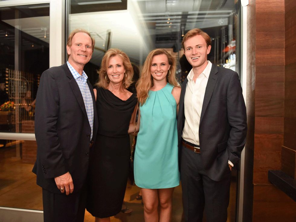 Del Frisco's Opening Woodlands Paul, Andrea, Caroline, & Charlie Raiford