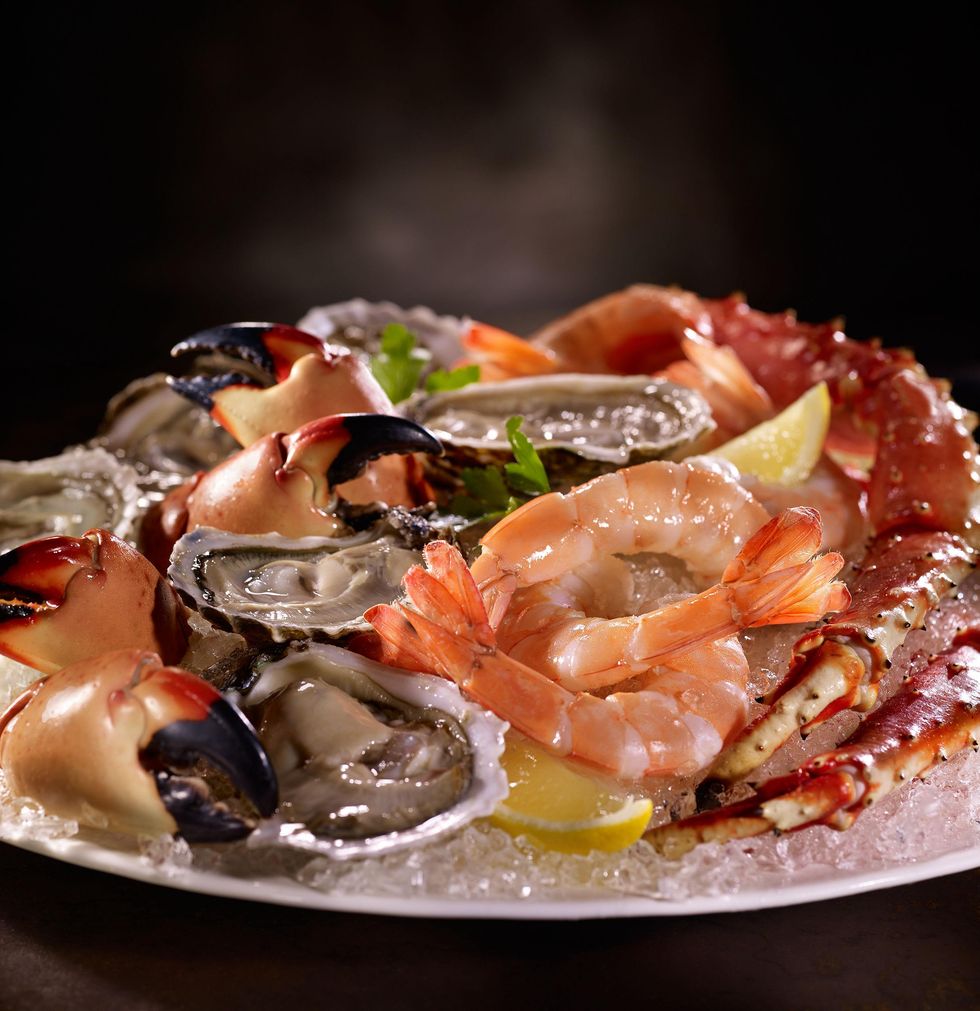 Del Frisco's seafood tower