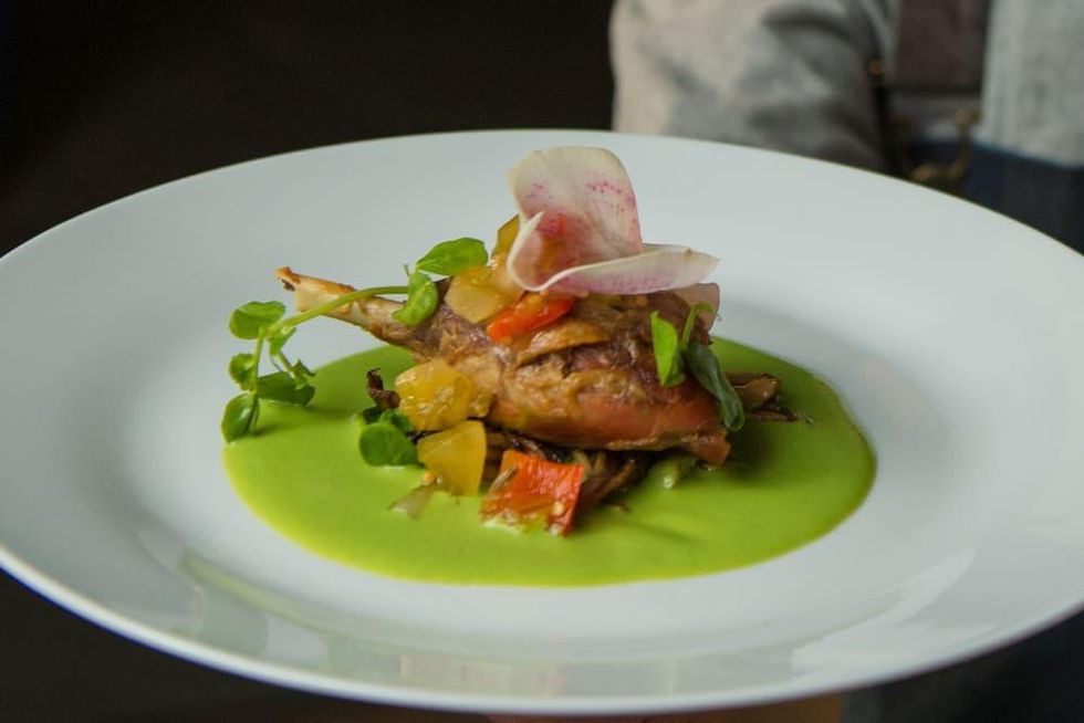 Delicious Alchemy Chef Maurizio Ferrarese's Smoked Duck Leg