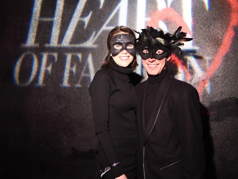 Delise Ward, Craig Lidji at Heart of Fashion Masquerade Ball
