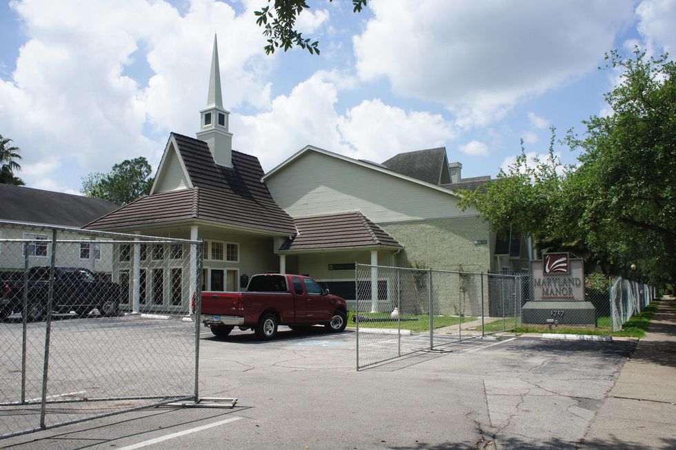 demolition prepration begins for Ashby highrise April 2013
