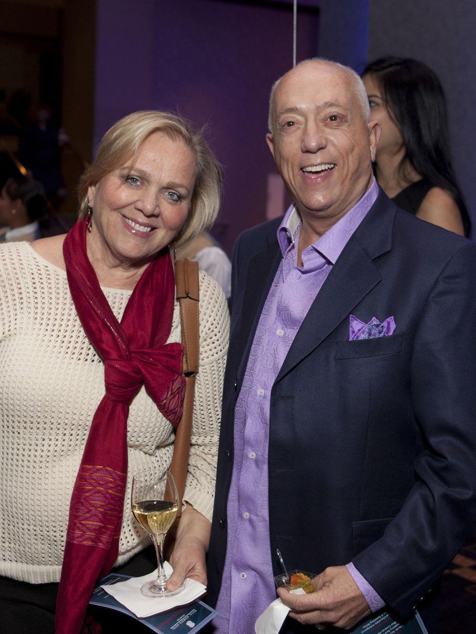 Dena Davidson and Michael Kemper at the Royal Sonesta Hotel renovation unveiling November 2013