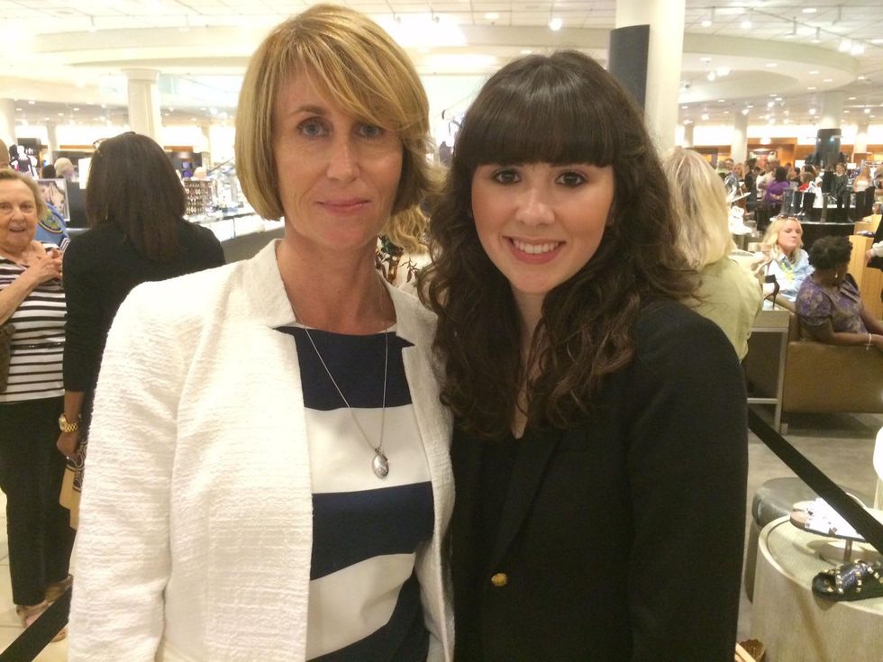 Denise Bryant and Harriet Bryant at Sarah Jessica Parker appearance at Nordstrom