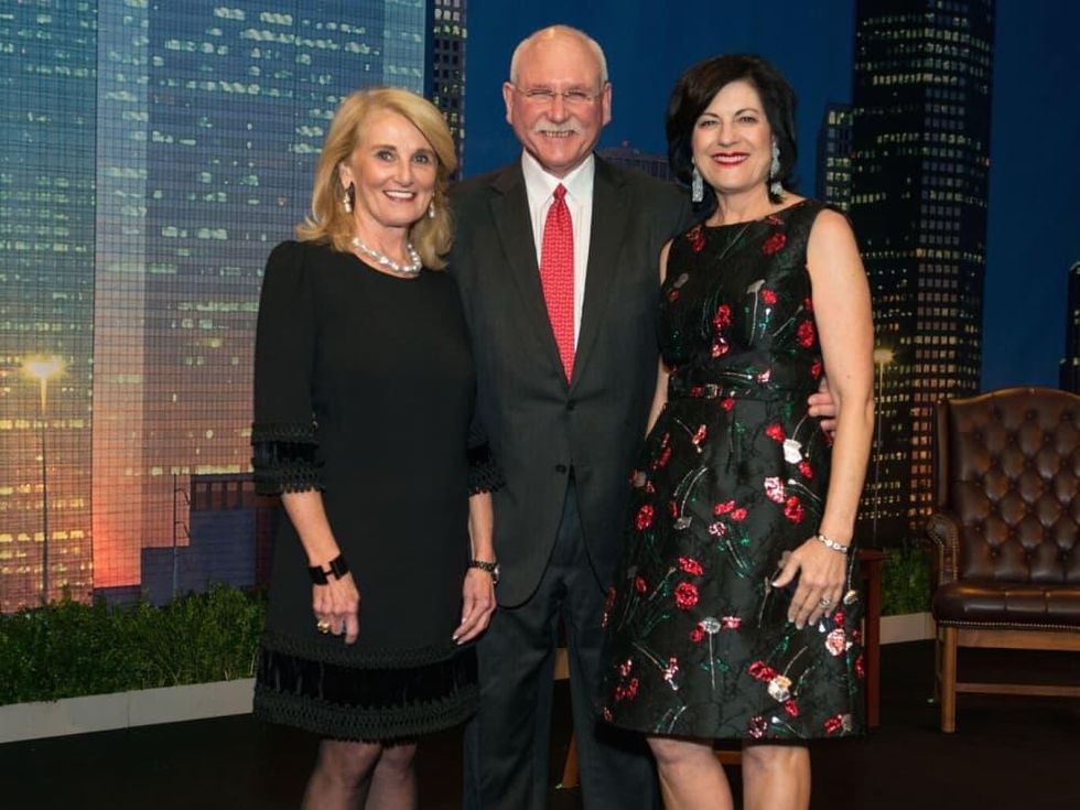 Denise Monteleone, Michael and Ellie Francisco at MD Anderson Legends dinner