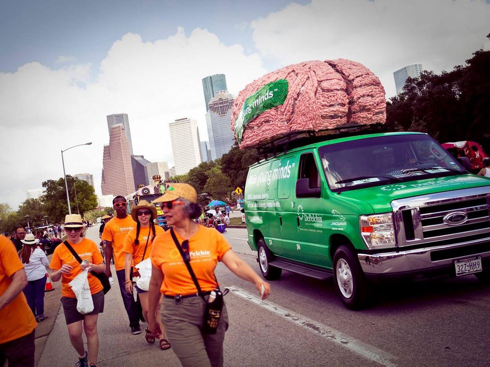 DePelchin Children's Center Heal Young Minds campaign green band-aids May 2014