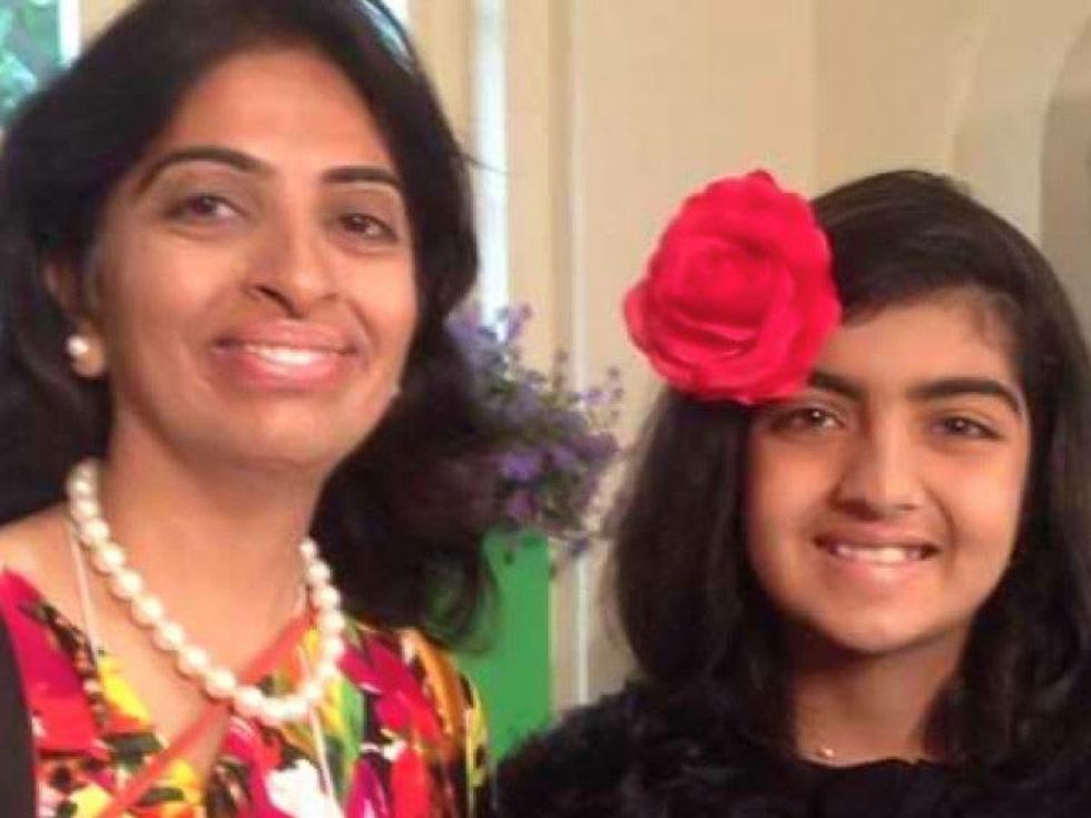 Devanshi Udeshi and Mom