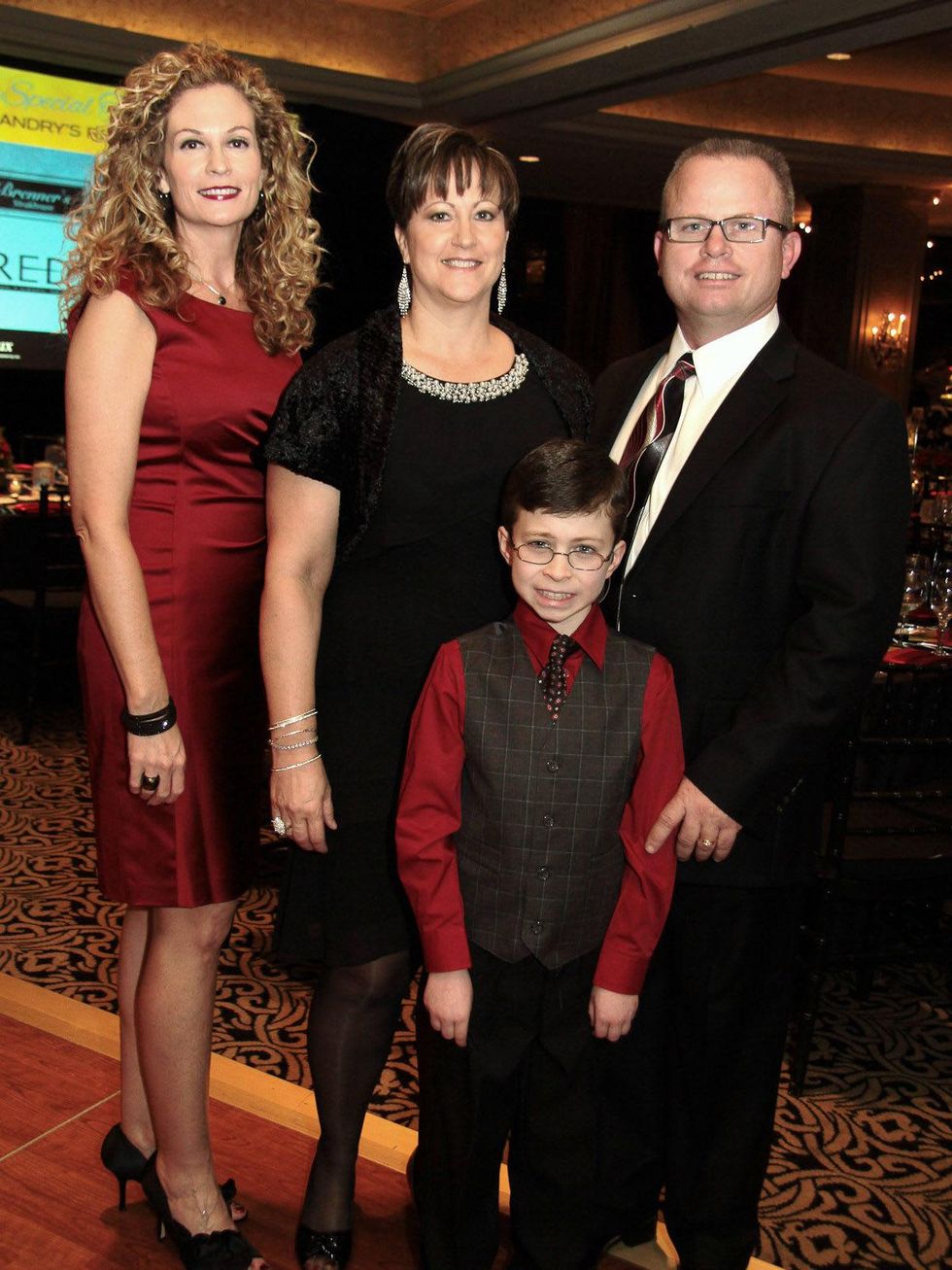 Devereaux Gala, February 2013, Pam Helm, Catherine Dornak, Justin Dornak, Jordan Dornak