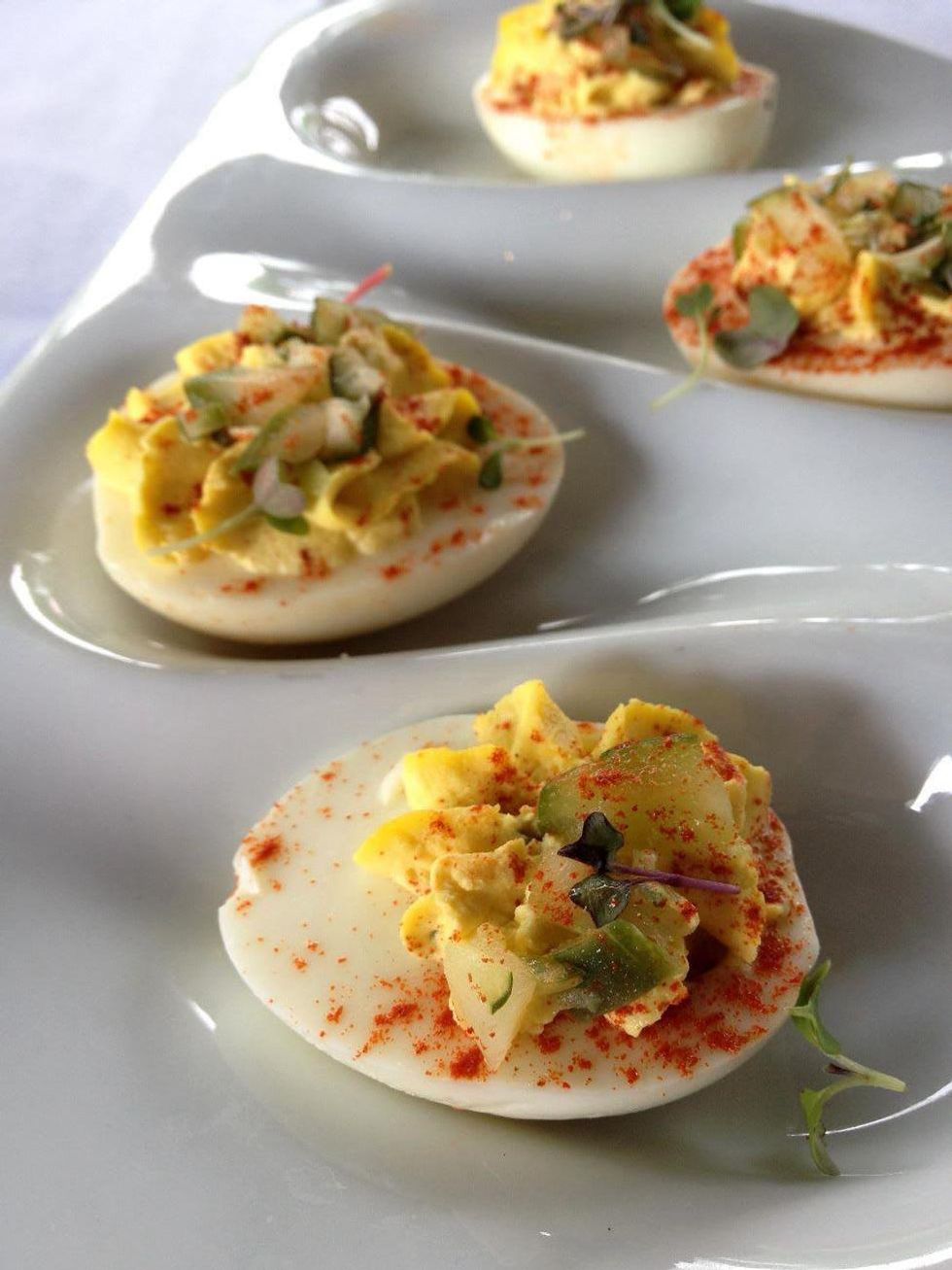 deviled egg, Haven, November 2012