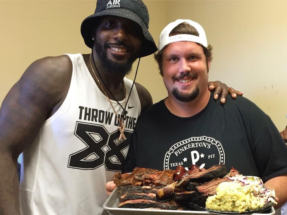 Dez Bryant Grant Pinkerton Pinkerton's Barbecue