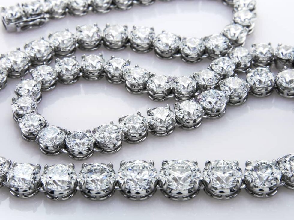 Diamond bracelet or necklace