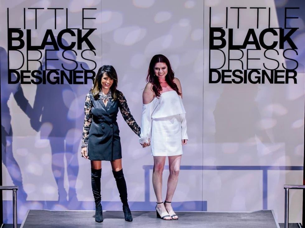 Diane Caplan, Blanca Vargas at Little Black Dress Designer 2017