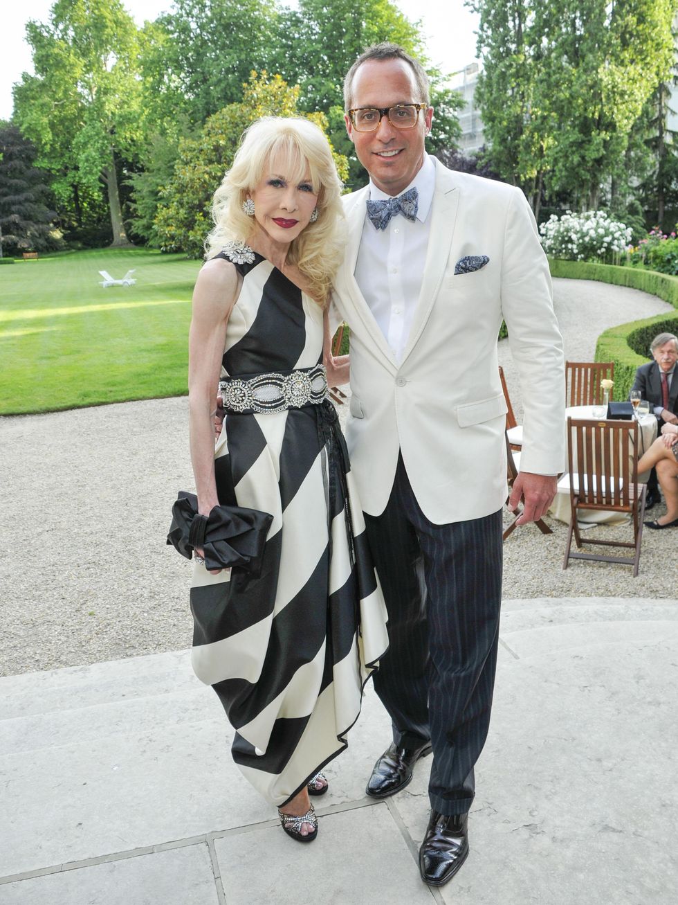 Diane Lokey Farb and Mark Sullivan at US Ambassador dinner in Paris June 2013