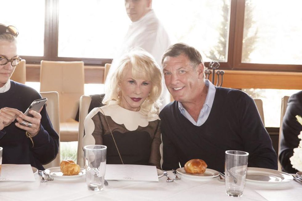 Diane Lokey Farb and Neal Hamil at Neal Hamil's birthday party November 2014