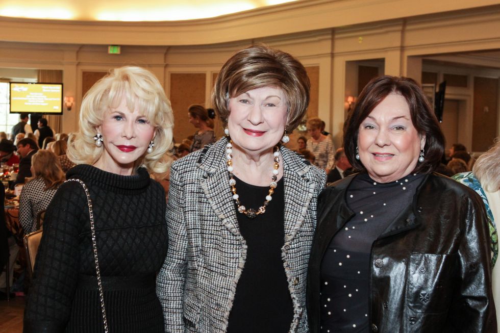Diane Lokey Farb, from left, Cora Sue Mach and Rose Cullen at the MS Society luncheon March 2015
