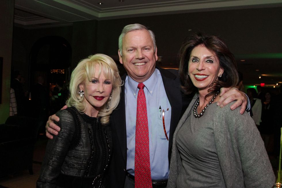 Diane Lokey Farb, from left, John Havens and Judith Oudt at the Knowledge Arts Foundation dinner November 2013