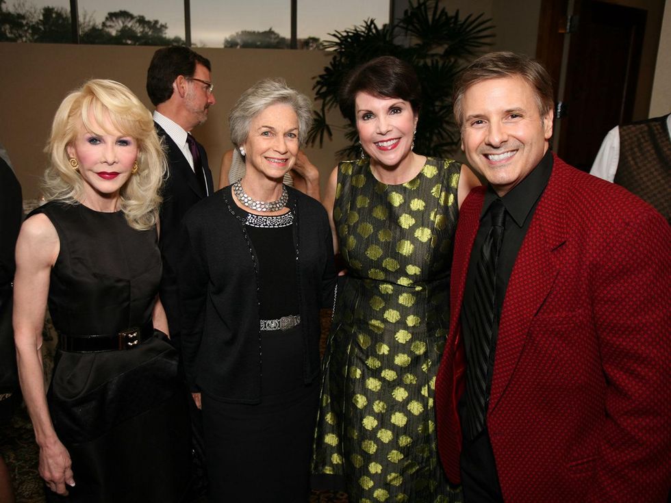 Diane Lokey Farb, from left, NAME, Lisa Shumate and Ernie Manouse at Masterpiece Evening April 2014