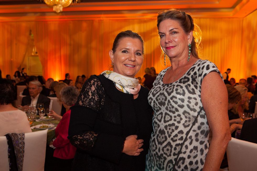 Diane Roederer, left, and Wendy Barnhart at the Sugar Land Wine and Food Affair April 2015