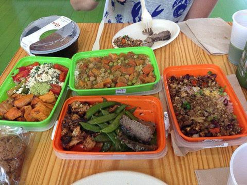 Dietary restrictions food July 2013 Snap thai green curry on top