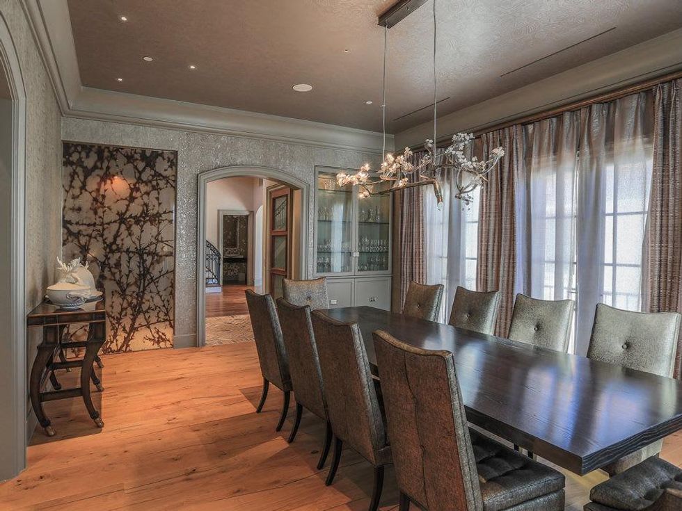 Dining room at 10179 Brook Hollow Court in Dallas